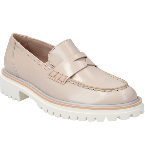 Paul Green Justine Lug loafers. US sizes. Color Beige. Also available in white